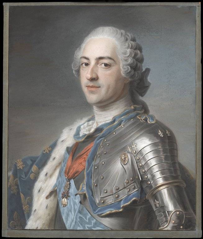 Maurice Quentin de La Tour, Portrait of Louis XV, 1752. Musee de Louvre (INV 27615) © Musee de Louvre CC-BY-NC-ND 4.0