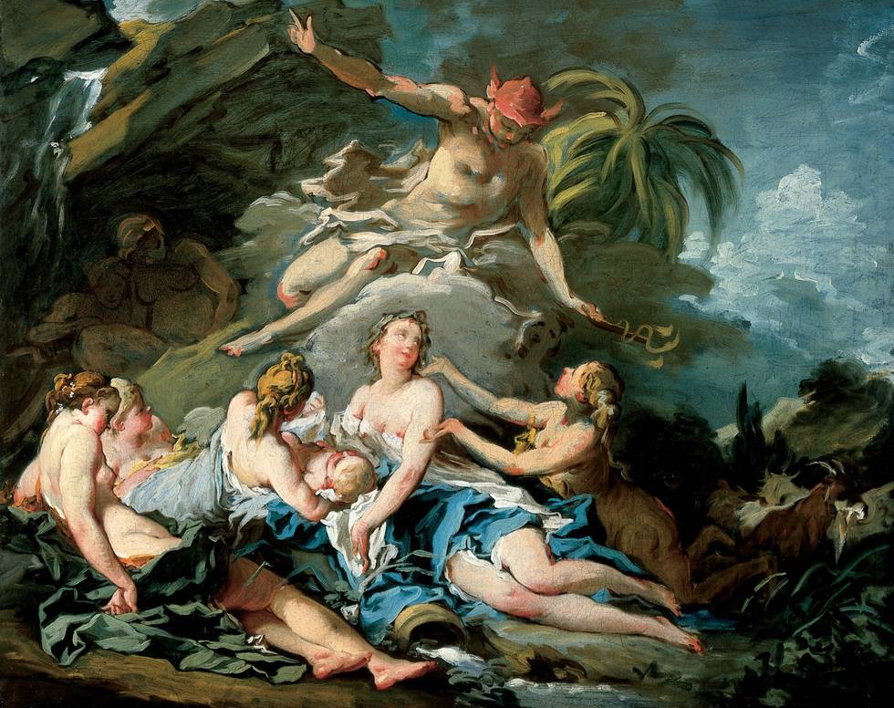 Mercury Confiding the infant Bacchus to the Nymphs- Cincinnati Art Museum