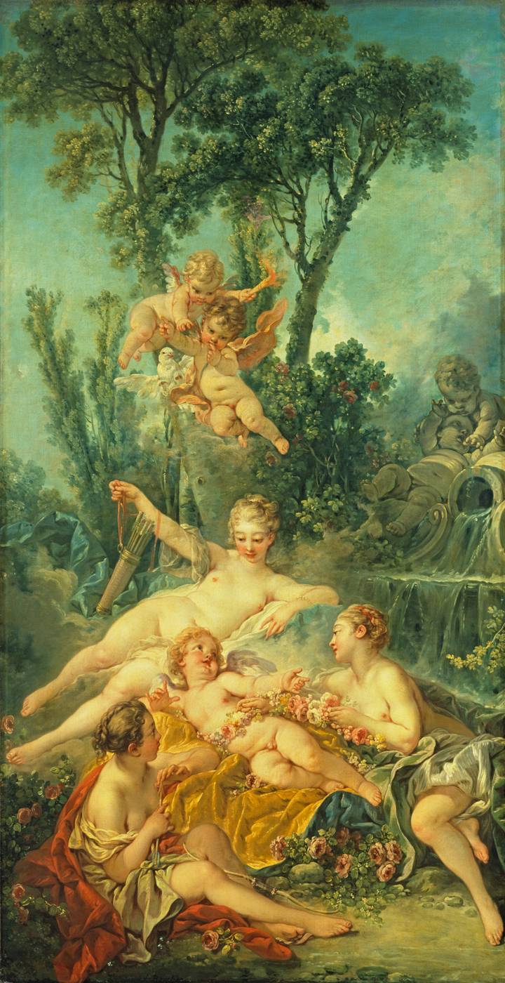 Francois Boucher, Cupid a Captive (P432)