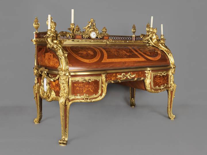Possibly Charles-Guillaume Winckelsen, mounts attributed to Carl Dreschler, Copy of the King’s Desk, c. 1853–60 (F460).