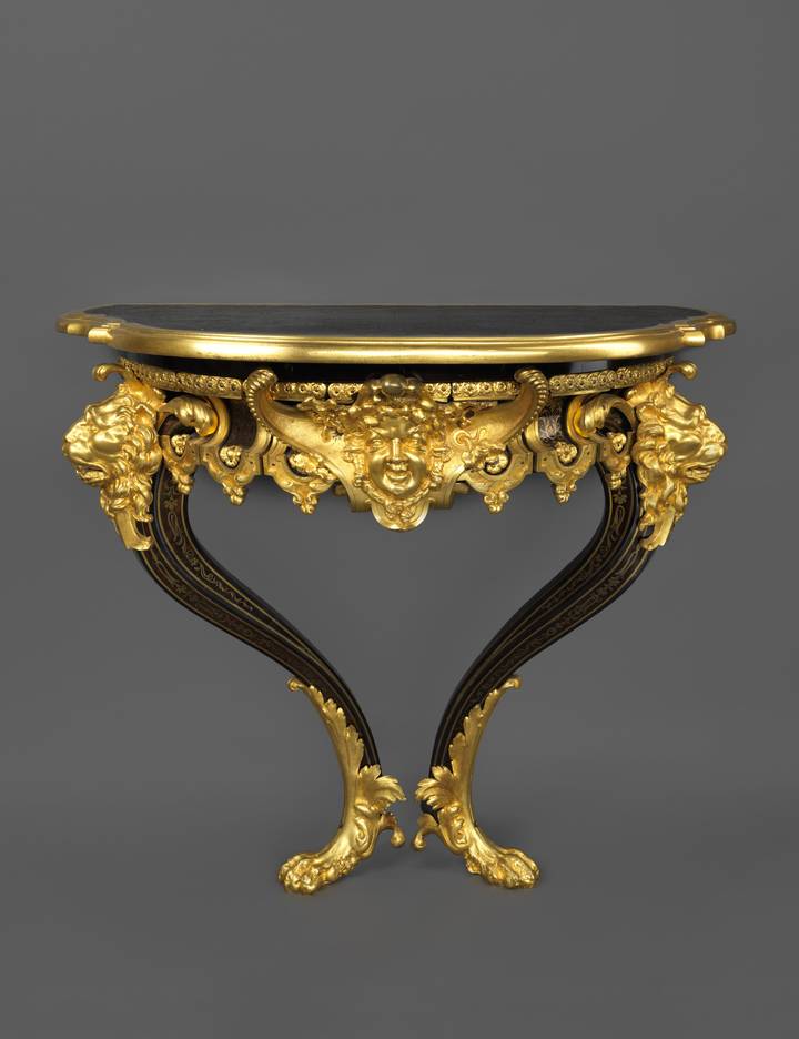 Console table, attributed to André-Charles Boulle, about 1705 (F56).