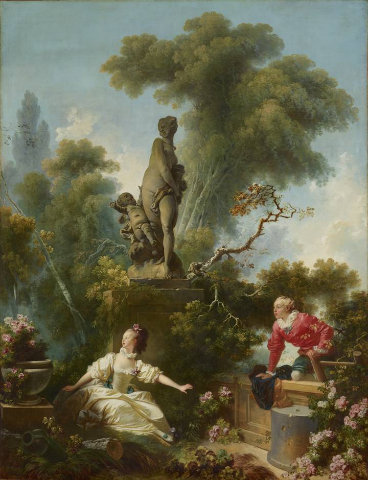 The See-Saw - Fragonard, Jean-Honoré. Museo Nacional Thyssen-Bornemisza