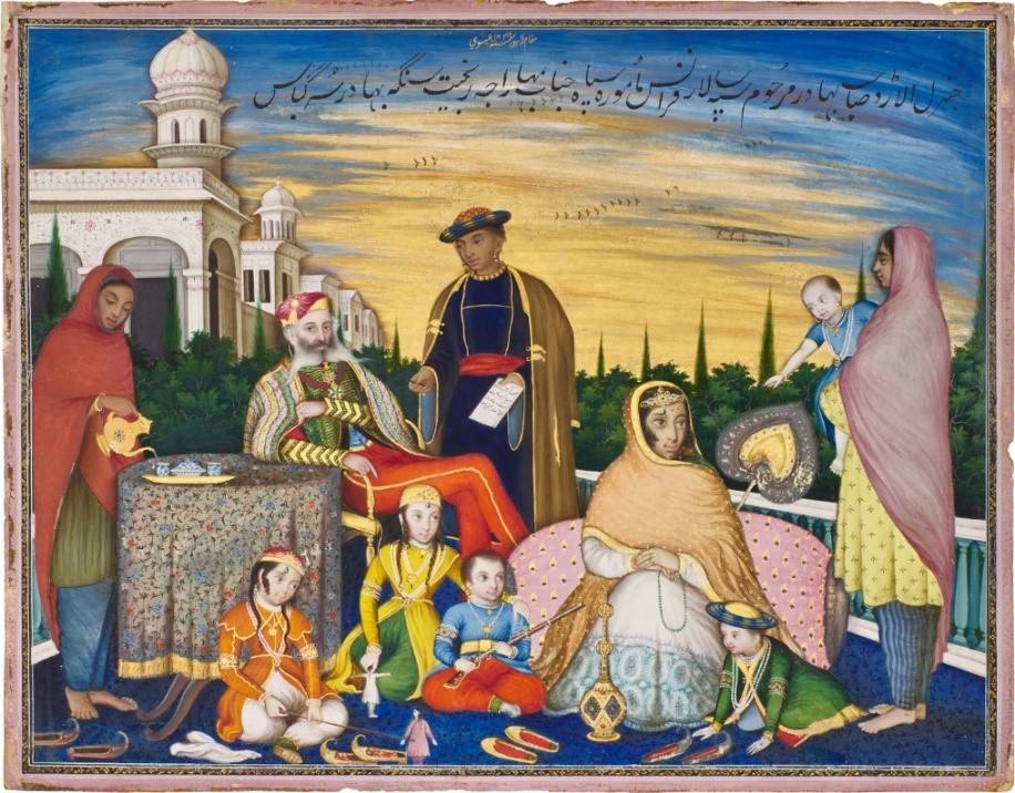 General Allard with wife Bannu