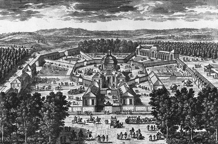 The Ménagerie at Versailles, Adam Perelle, 1679–95. Châteaux de Versailles at de Trianon (GR 137.103). © Châteaux de Versailles et de Trianon.
