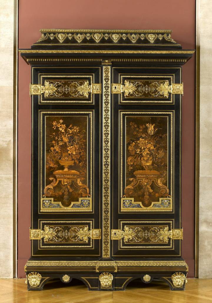 Wardrobe, attributed to André-Charles Boulle, about 1685–1700. Musée du Louvre (OA 5516). © Musée du Louvre, Paris.