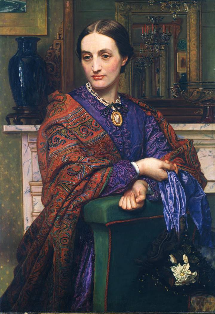 William Holman Hunt, 'Portrait of Fanny Hunt', 1866-8, Toledo Museum of Art, Ohio (1977.34).