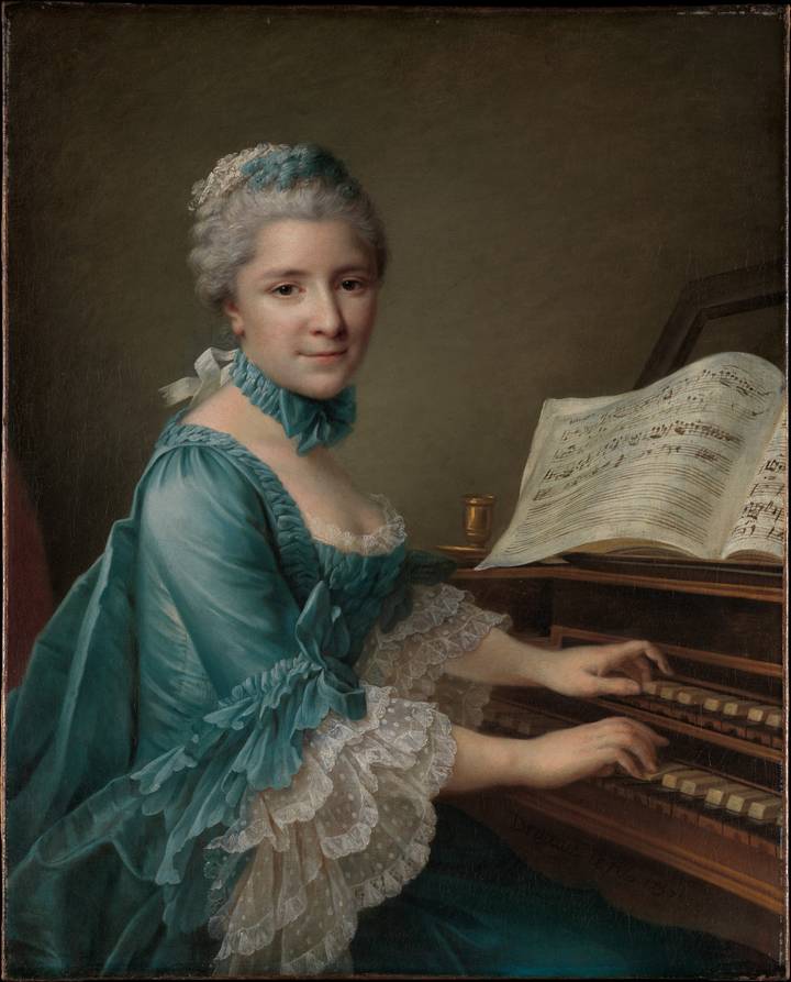 François Hubert Drouais, Portrait of a Woman (said to be Madame Favart), 1757. Image © The Met Museum, New York.