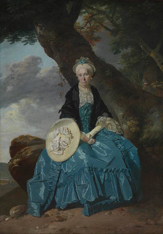 Johann Zoffany, Mrs Oswald, 1763–4. National Gallery (NG4931).