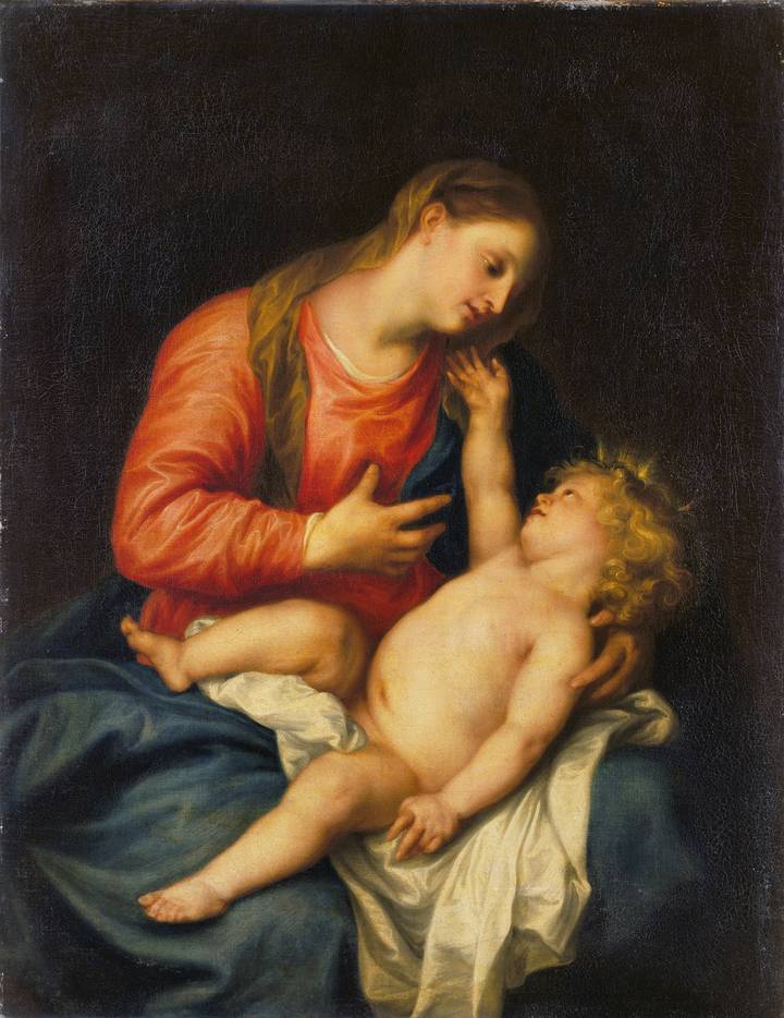 After Anthony van Dyck, The Virgin and Child, about 1650–99. The Wallace Collection (P123).