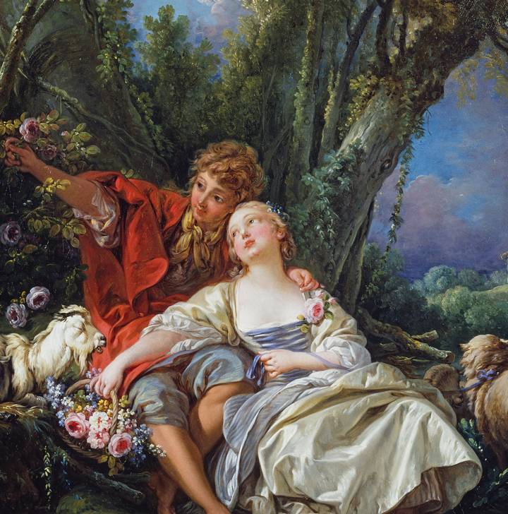 François Boucher, Shepherd and Shepherdess Reposing, 1761 (P431).