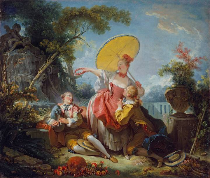 Jean-Honore Fragonard, The Musical Contest, 1749-52 (P431)