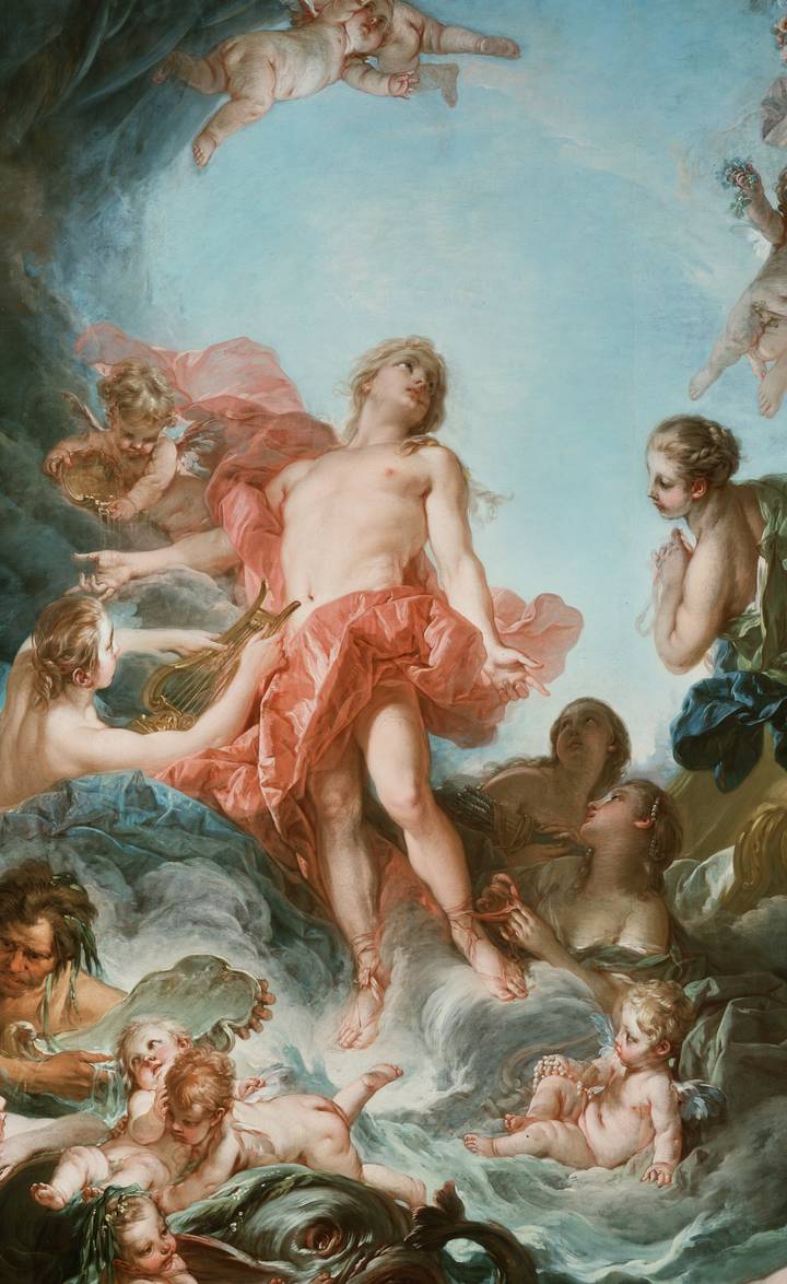 Detail of Apollo, François Boucher, The Rising of the Sun, 1753 (P485)