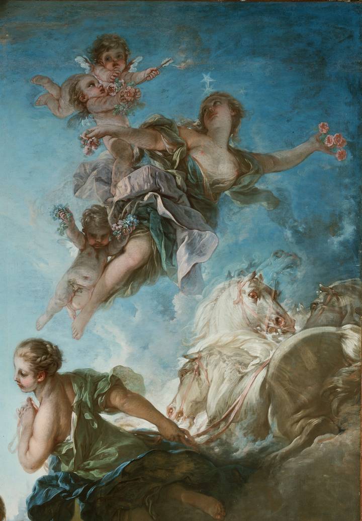Detail of Aurore, François Boucher, The Rising of the Sun, 1753 (P485)