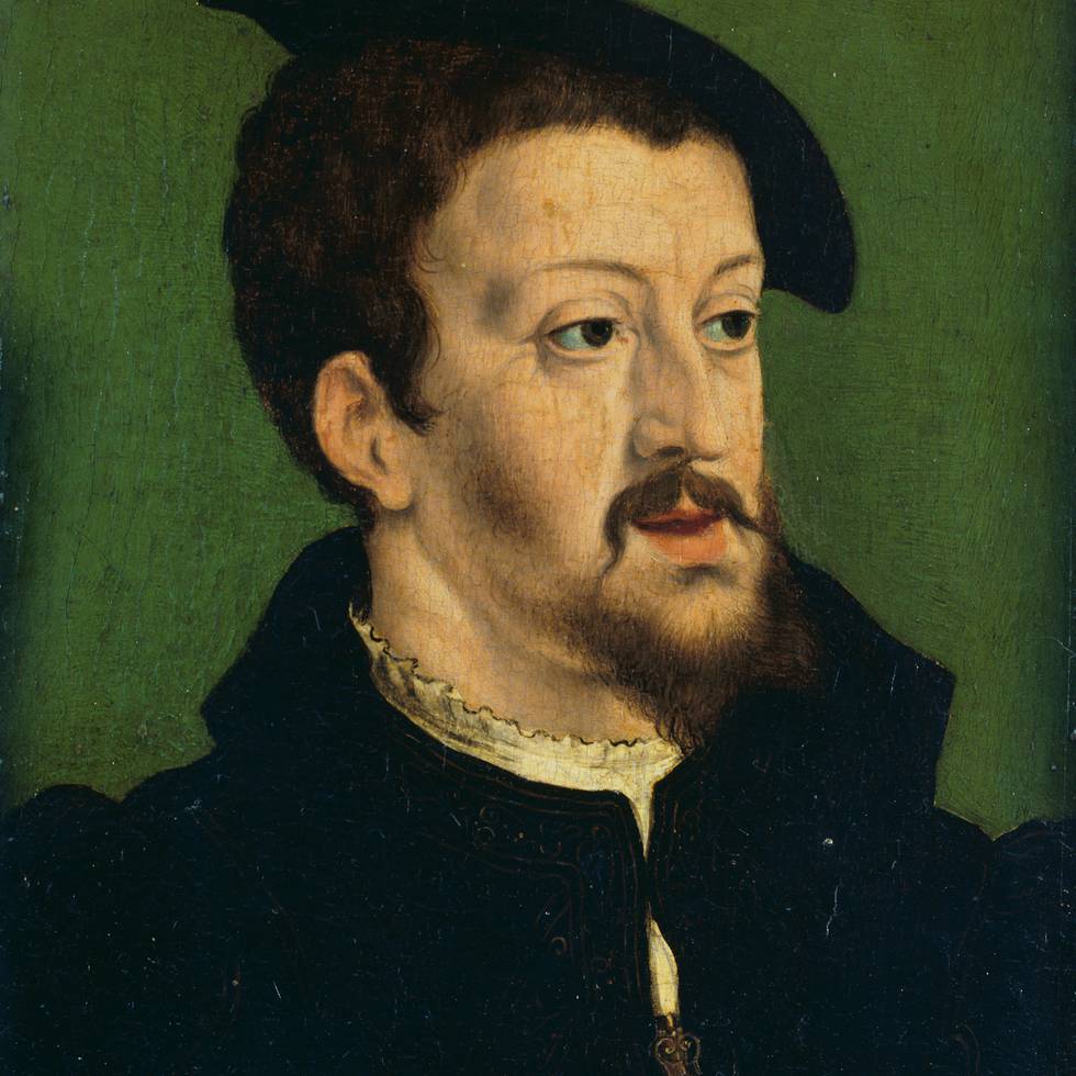 Sixteenth century portrait of a bearded man in black
