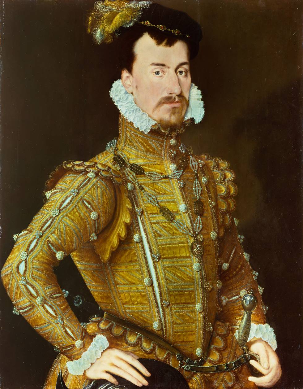 A painting of a man with a beard wearing a ruff