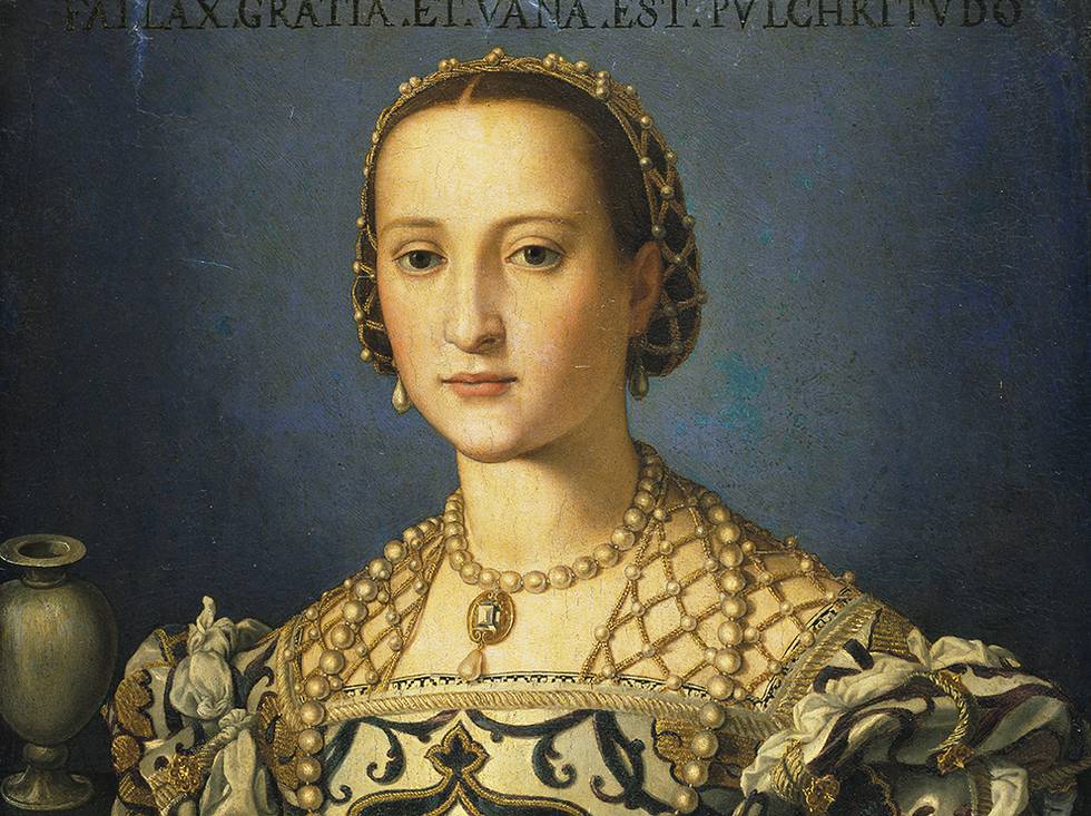 Sixteenth-century, three-quarter length portrait of a women