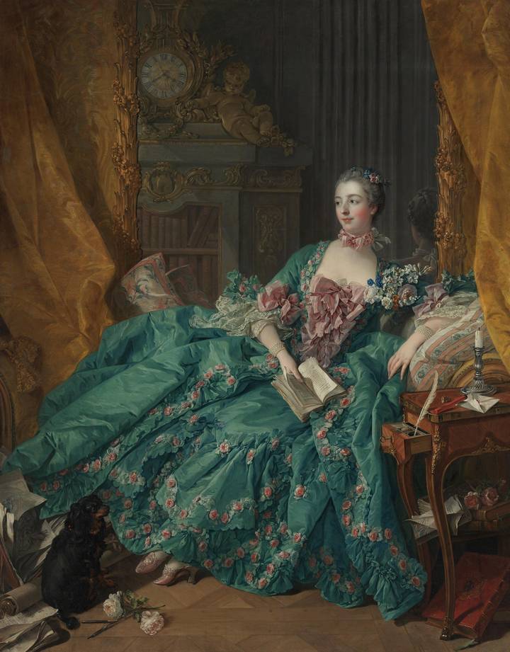 Francois Boucher, Madame de Pompadour 1756. Alte Pinakothek (HUW 18) © Alte Pinakothek, Munich CC-BY-NC-ND 3.0