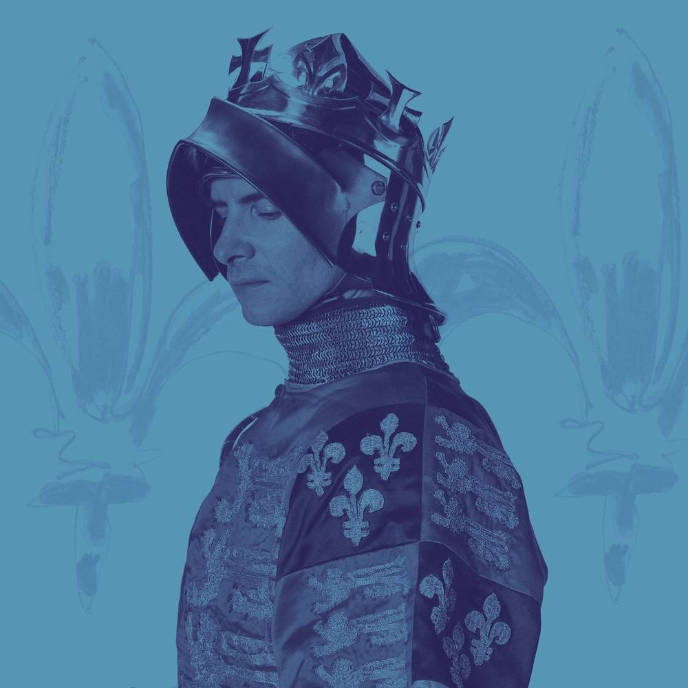 Richard III web banner, showing Harry Lloyd in costume
