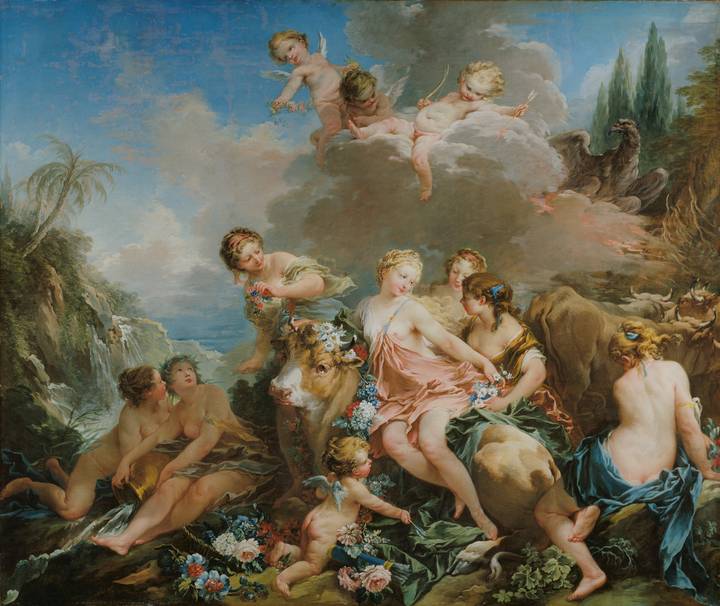François Boucher, The Abduction of Europa, 1743 (P484)