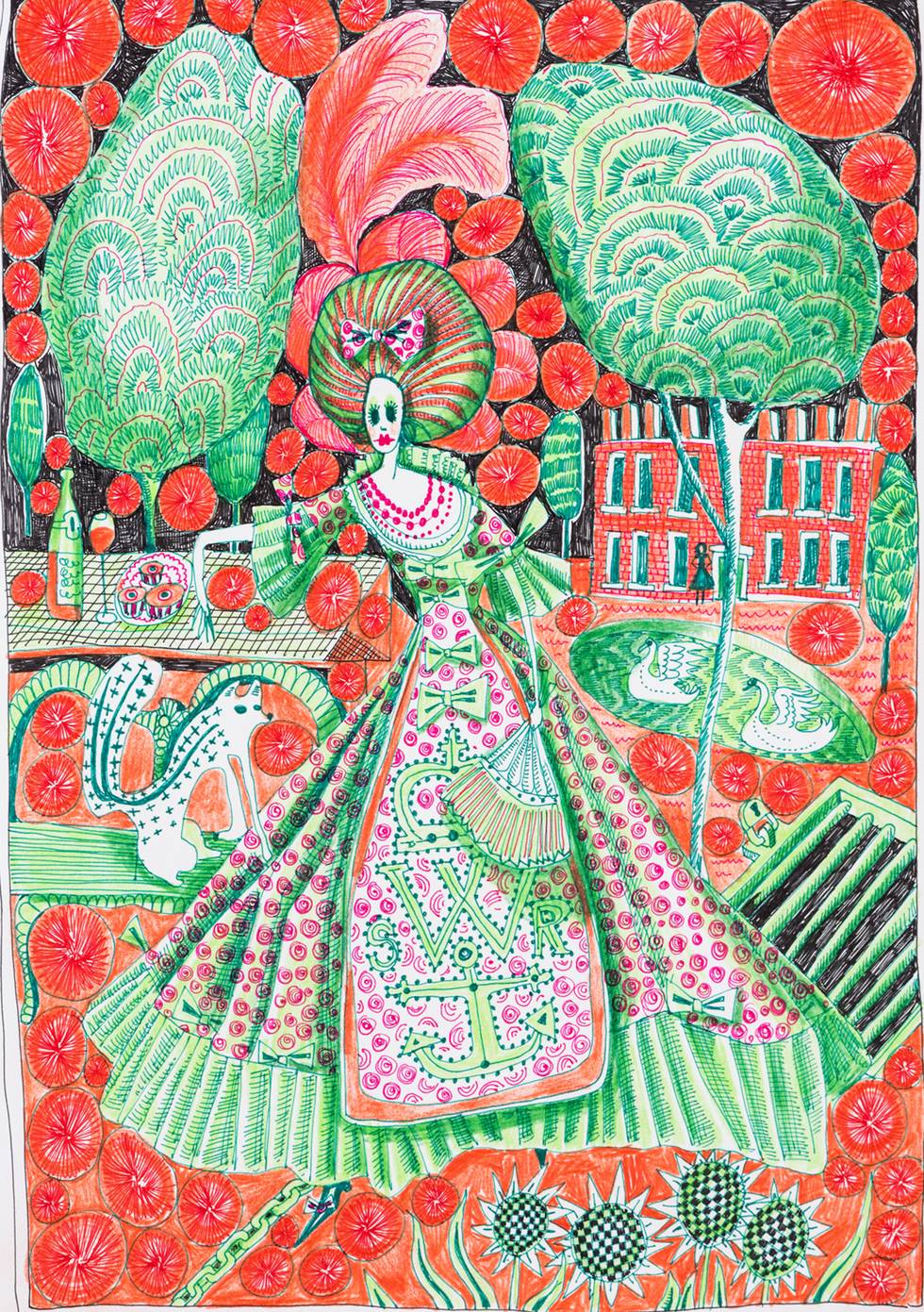 Untitled drawing (c) Grayson Perry Courtesy the artist and Victoria Miro