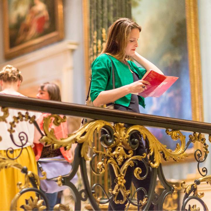 Woman at a Wallace Collection event