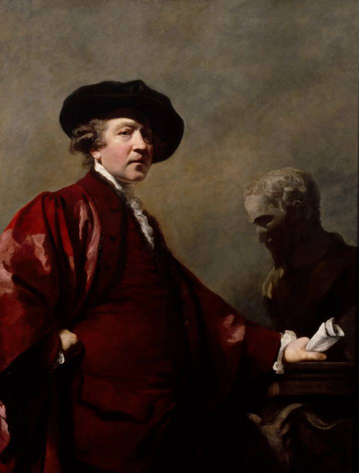 Joshua Reynolds, Sir Joshua Reynolds, PRA, about 1780. Royal Academy of Arts (03/1394).