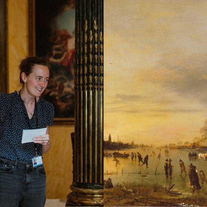 Woman and children in the Great Gallery