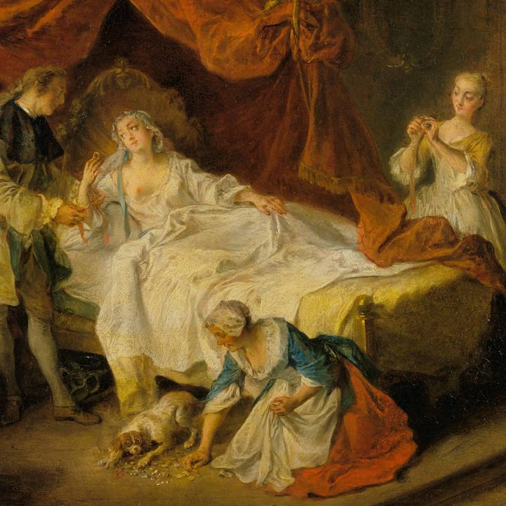 woman and group in theatre
