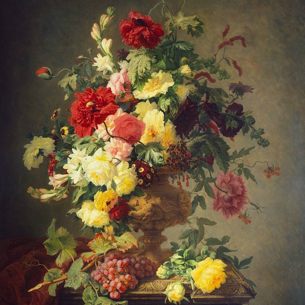 Still life painting of flowers in a pot .jpeg