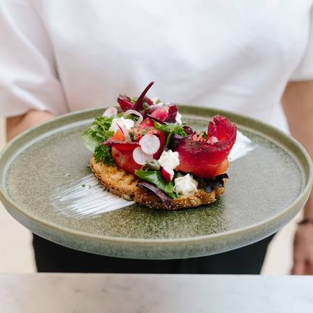 Plated food